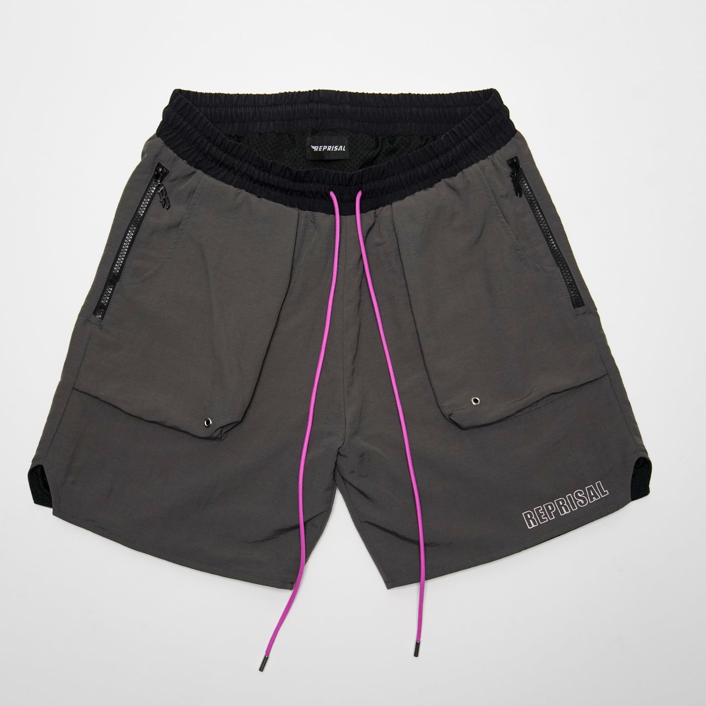 Charcoal Nylon Short